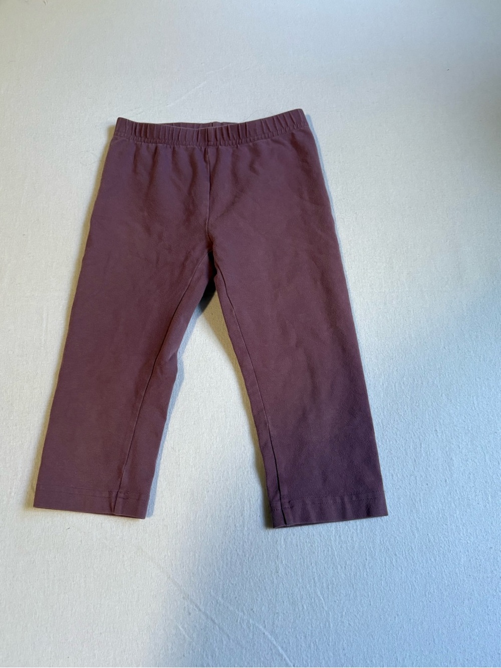 Hanna Andersson Deep Plum Pull-On Kids capri Leggings